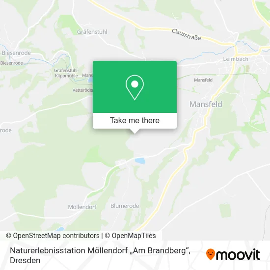 Карта Naturerlebnisstation Möllendorf „Am Brandberg“