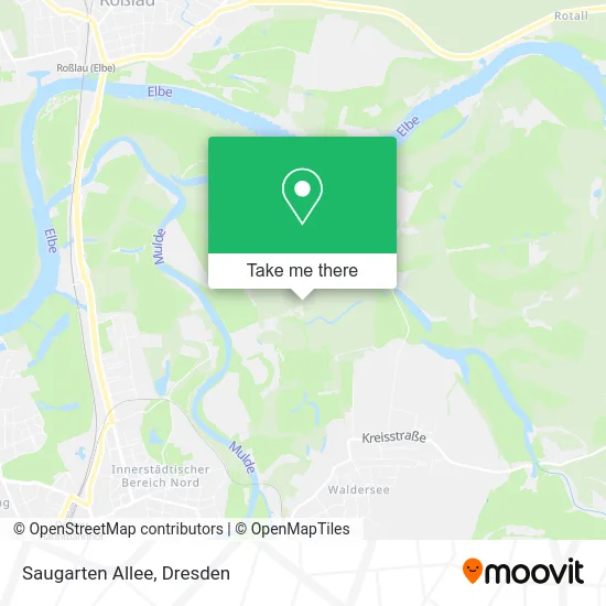 Карта Saugarten Allee