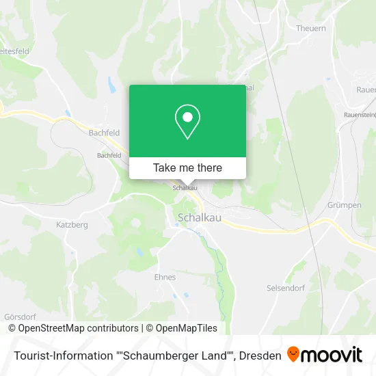 Карта Tourist-Information ""Schaumberger Land""