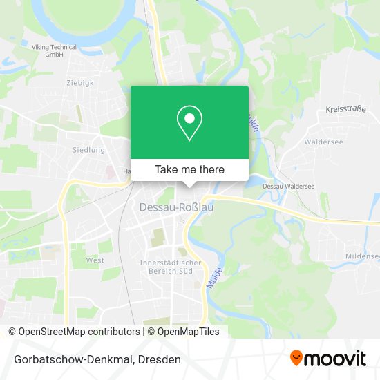 Карта Gorbatschow-Denkmal