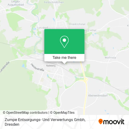 Карта Zumpe Entsorgungs- Und Verwertungs Gmbh