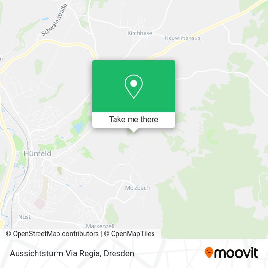 Карта Aussichtsturm Via Regia