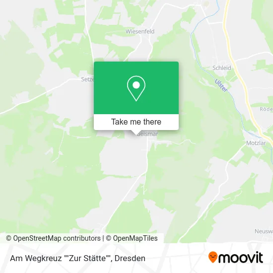 Карта Am Wegkreuz ""Zur Stätte""
