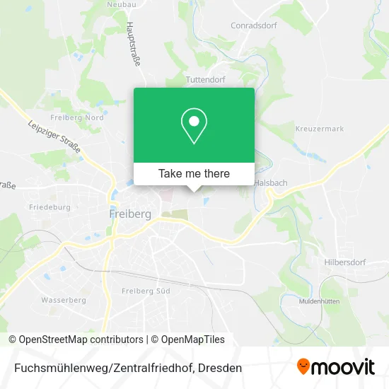 Карта Fuchsmühlenweg/Zentralfriedhof