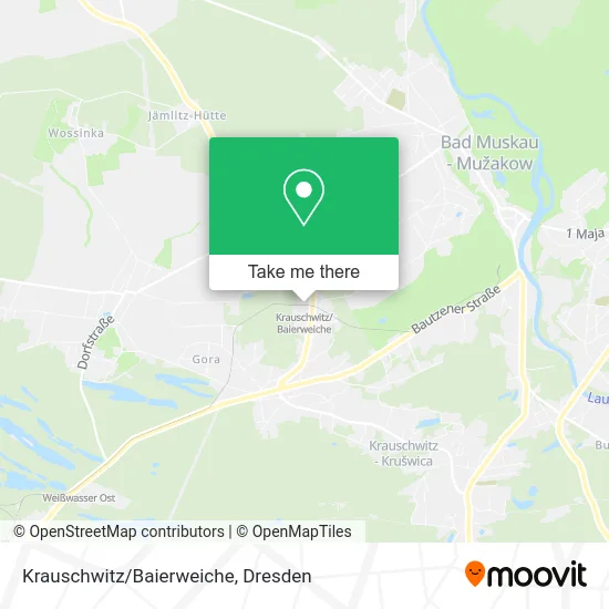 Карта Krauschwitz/Baierweiche