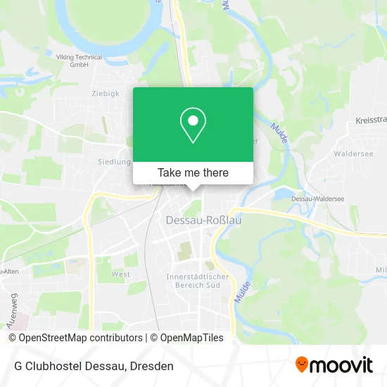 Карта G Clubhostel Dessau