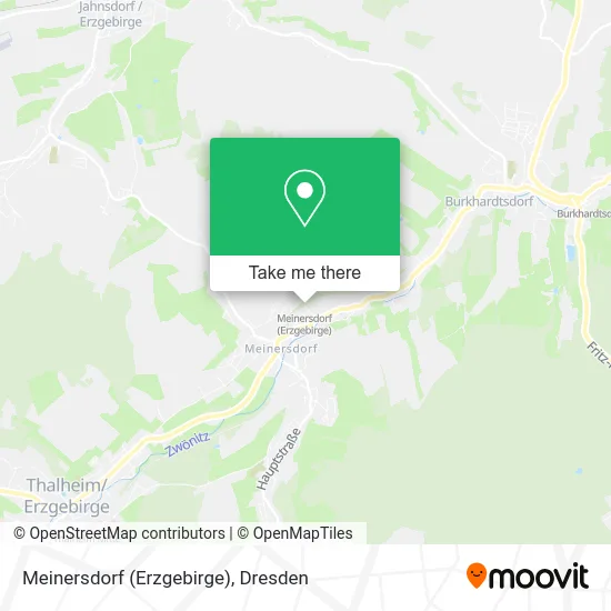 Карта Meinersdorf (Erzgebirge)