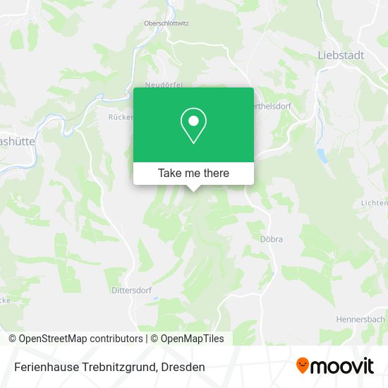 Карта Ferienhause Trebnitzgrund