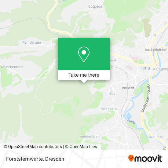 Карта Forststernwarte
