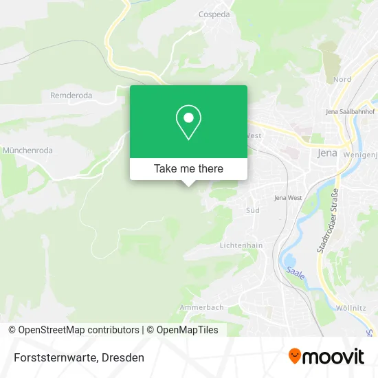 Карта Forststernwarte