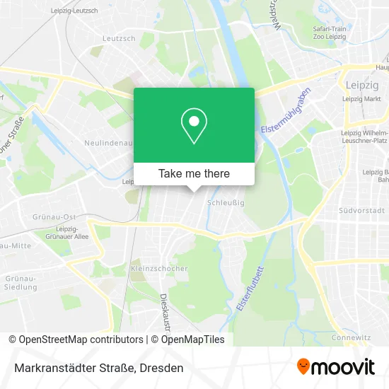 Карта Markranstädter Straße