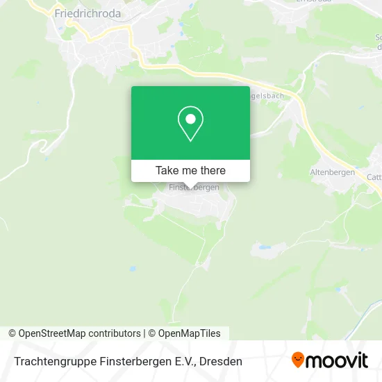 Карта Trachtengruppe Finsterbergen E.V.