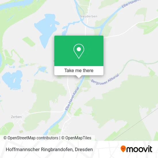 Карта Hoffmannscher Ringbrandofen