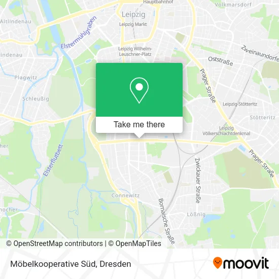 Карта Möbelkooperative Süd