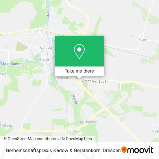 Карта Gemeinschaftspraxis Kadow & Gerstenkorn