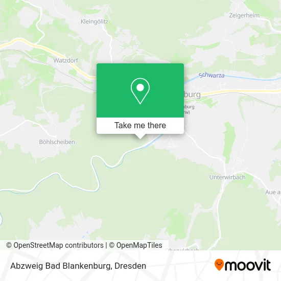 Карта Abzweig Bad Blankenburg