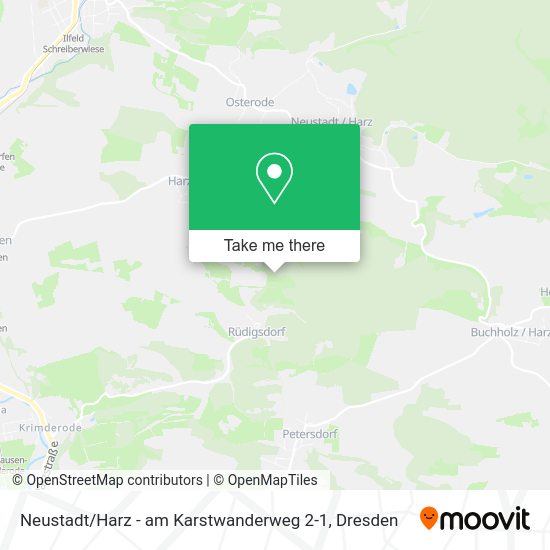 Карта Neustadt / Harz - am Karstwanderweg 2-1