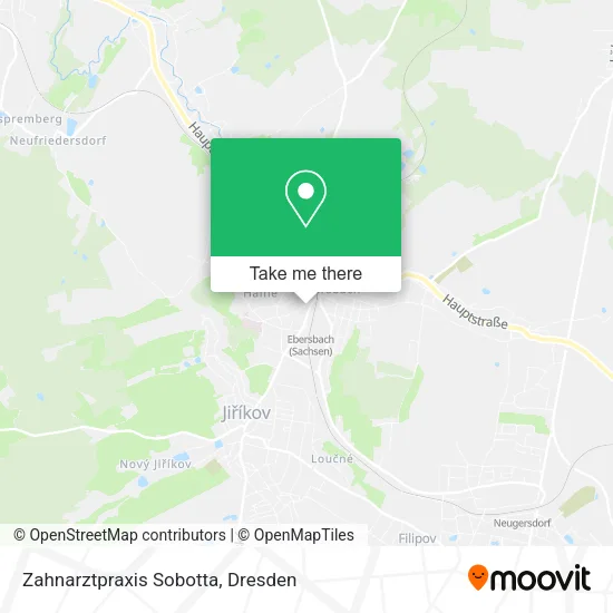 Карта Zahnarztpraxis Sobotta