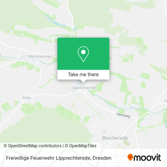 Карта Freiwillige Feuerwehr Lipprechterode
