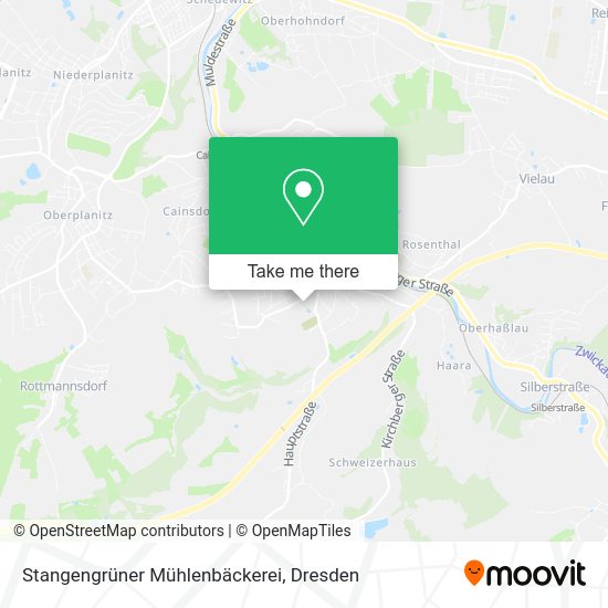 Карта Stangengrüner Mühlenbäckerei