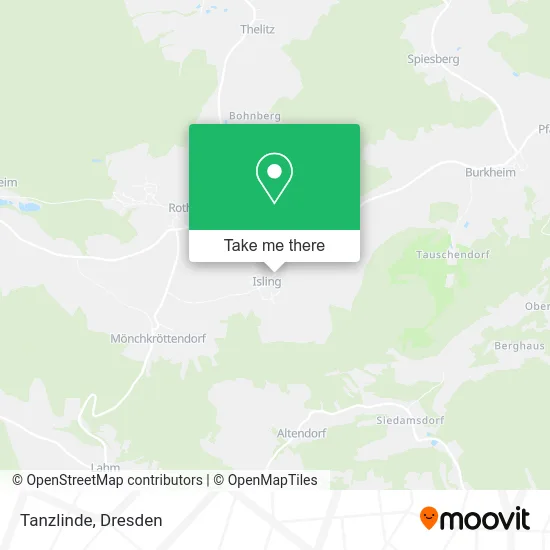 Карта Tanzlinde