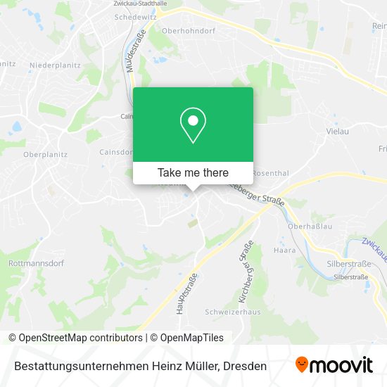 Карта Bestattungsunternehmen Heinz Müller