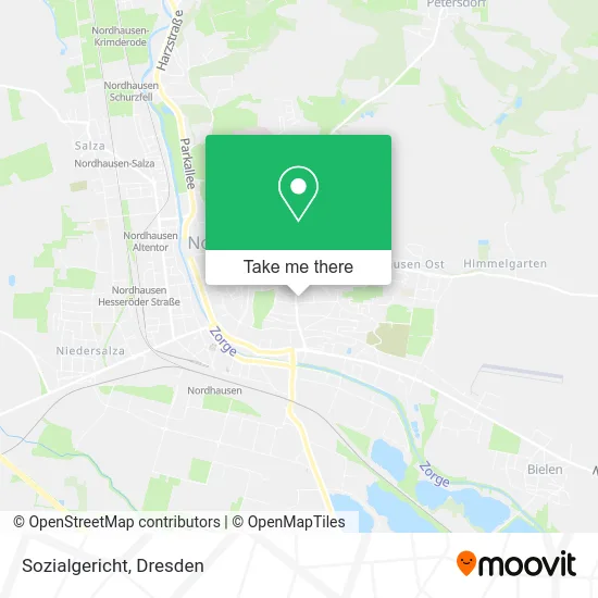 Карта Sozialgericht
