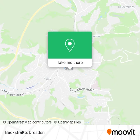 Карта Backstraße