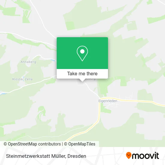Карта Steinmetzwerkstatt Müller