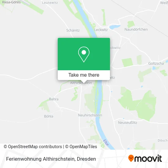 Карта Ferienwohnung Althirschstein