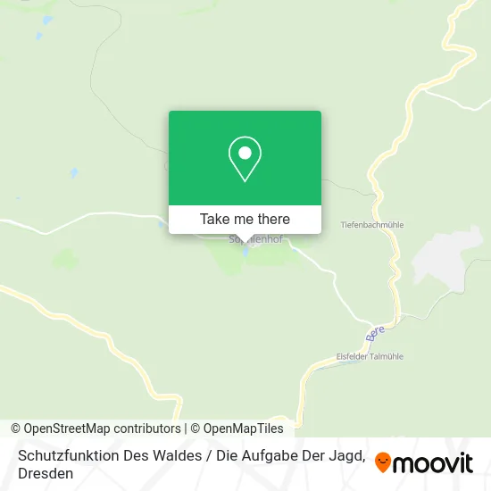 Карта Schutzfunktion Des Waldes / Die Aufgabe Der Jagd