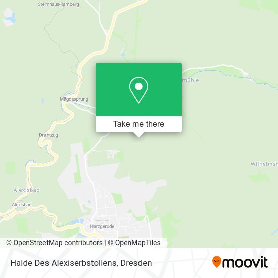 Карта Halde Des Alexiserbstollens