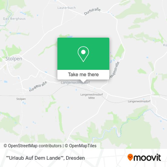 Карта ""Urlaub Auf Dem Lande""