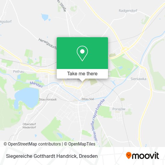 Карта Siegereiche Gotthardt Handrick