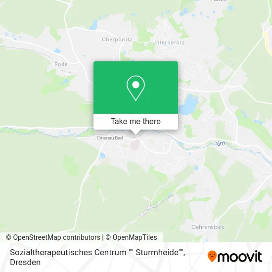 Карта Sozialtherapeutisches Centrum "" Sturmheide""