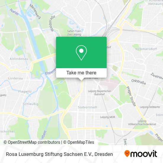 Карта Rosa Luxemburg Stiftung Sachsen E.V.