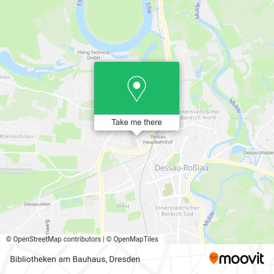Карта Bibliotheken am Bauhaus