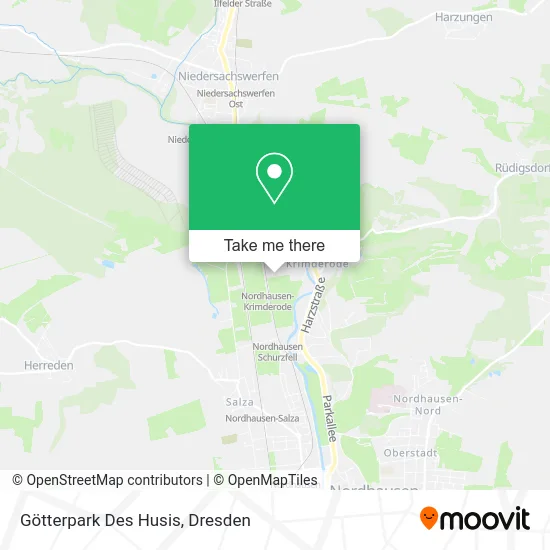 Карта Götterpark Des Husis
