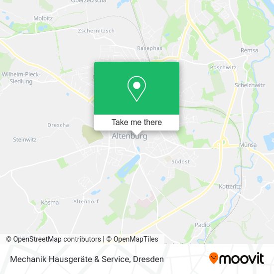 Карта Mechanik Hausgeräte & Service