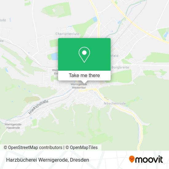 Карта Harzbücherei Wernigerode