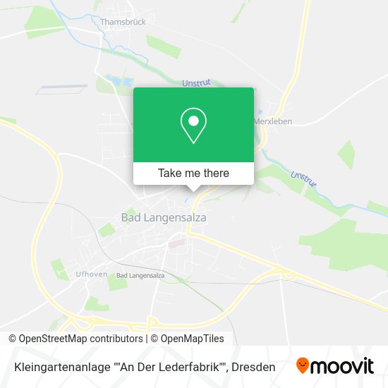 Карта Kleingartenanlage ""An Der Lederfabrik""