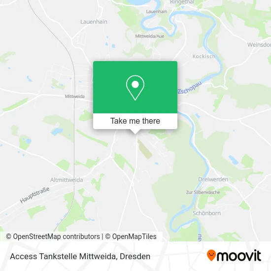 Карта Access Tankstelle Mittweida