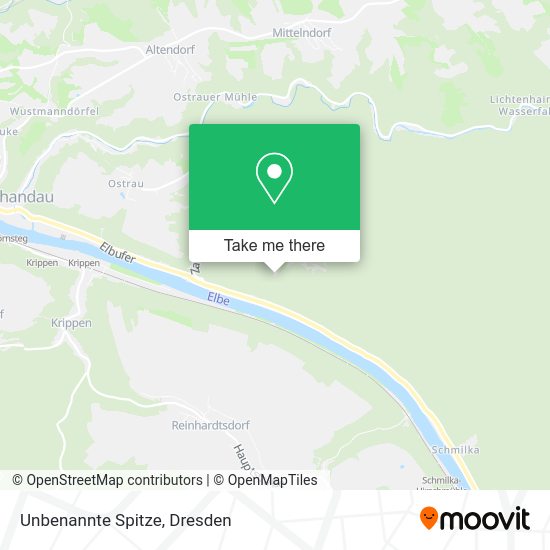 Карта Unbenannte Spitze