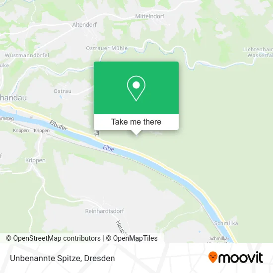 Карта Unbenannte Spitze