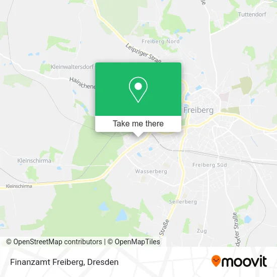 Карта Finanzamt Freiberg