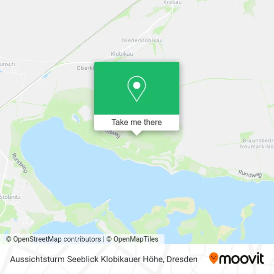 Карта Aussichtsturm Seeblick Klobikauer Höhe