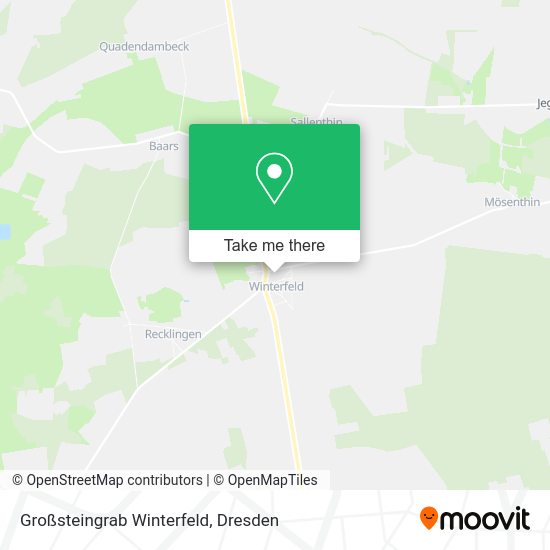 Карта Großsteingrab Winterfeld