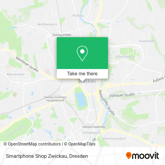 Карта Smartphone Shop Zwickau