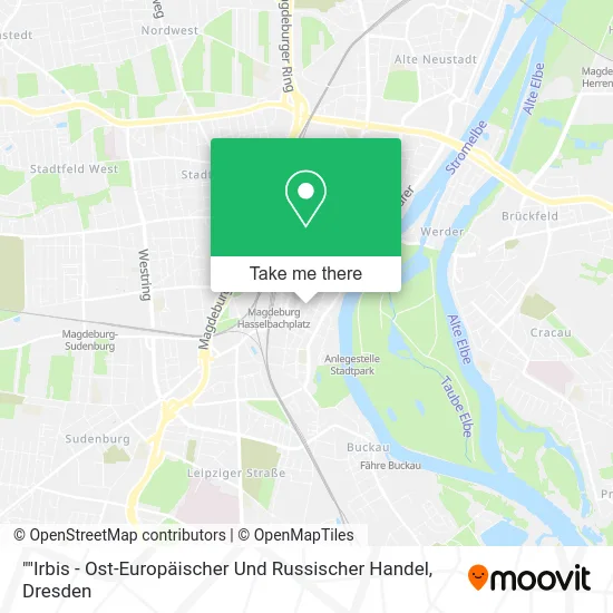 Карта ""Irbis - Ost-Europäischer Und Russischer Handel
