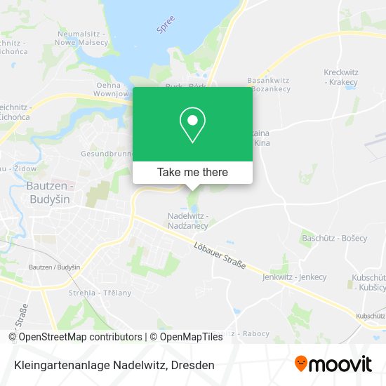 Карта Kleingartenanlage Nadelwitz